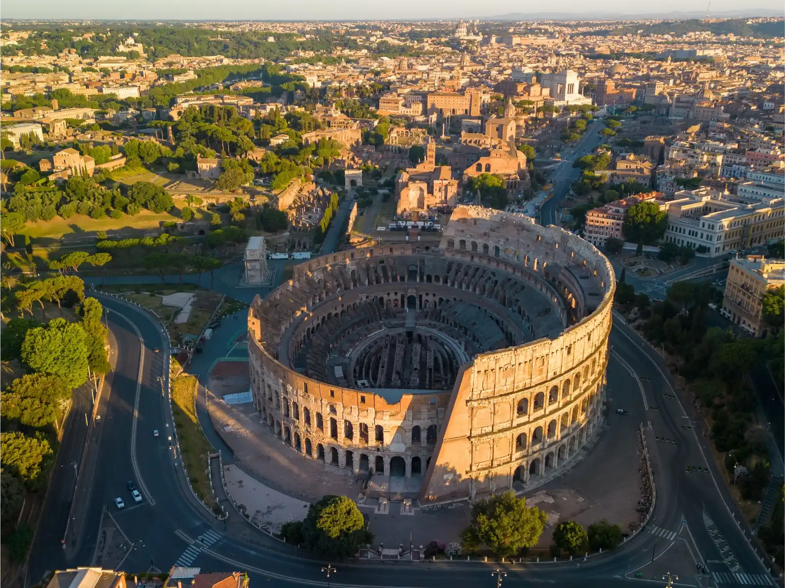 The Colosseum from above, Rome